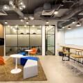 Vulcan Ai - Golden Agri Plaza | Product Seen: [Tara Arm Chair – Fabric + Wood, Megan Dining Table – Dia700, Rio Trapezium Pouf (Modular), Anderson Bar Table – Customisable & Uranus Barstool – SH750]